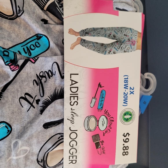 Makeup Printpajama joggers - Picture 3 of 4